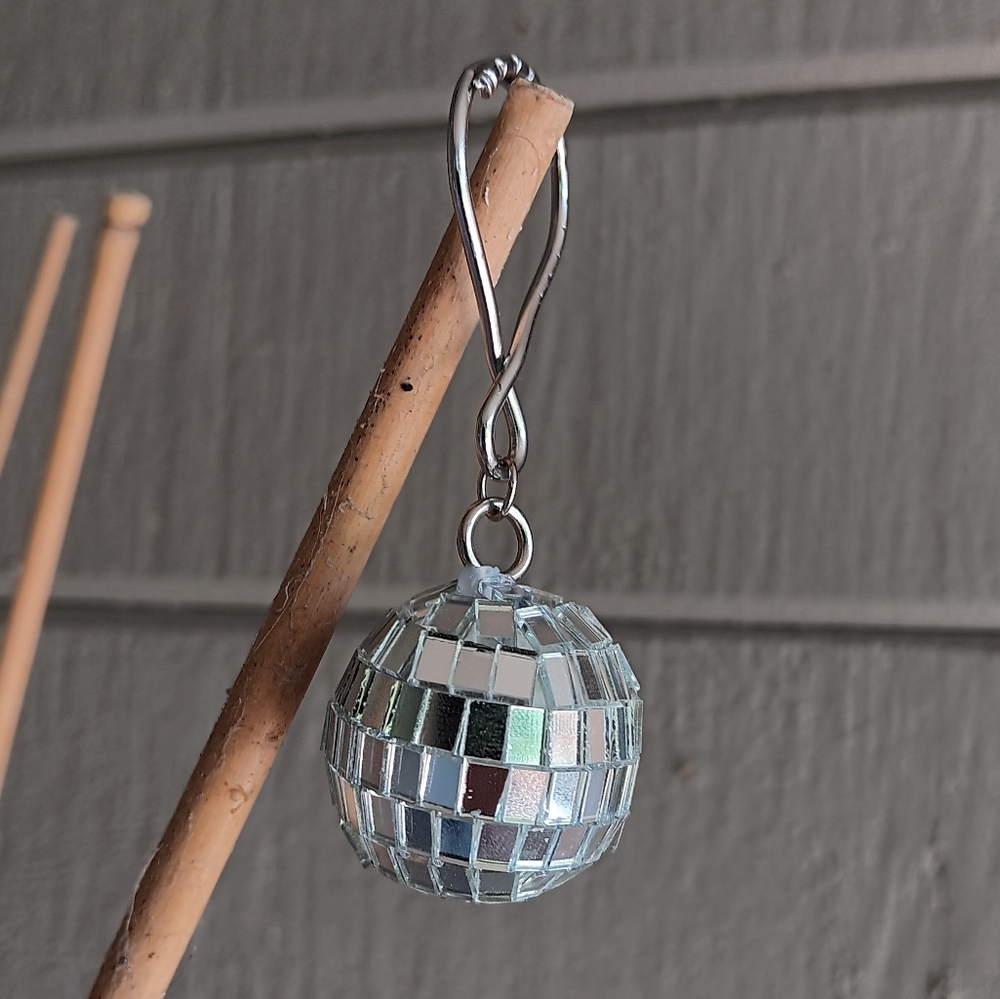 Handcrafted Disco Ball Keychain